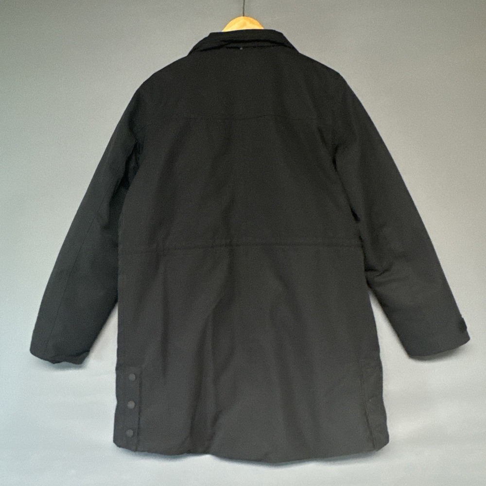 Women's Lands End Expedition Waterproof Down Parka, Size L 14-16 NO HOOD Quilted - Picture 3 of 8
